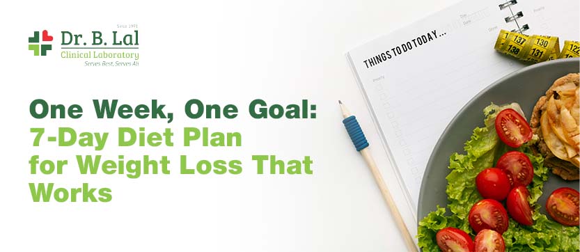 One Week, One Goal: 7-Day Diet Plan for Weight Loss That Works